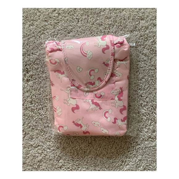 Cosmetic/ toy catch all bag- Pink Unicorn - Picture 1 of 8